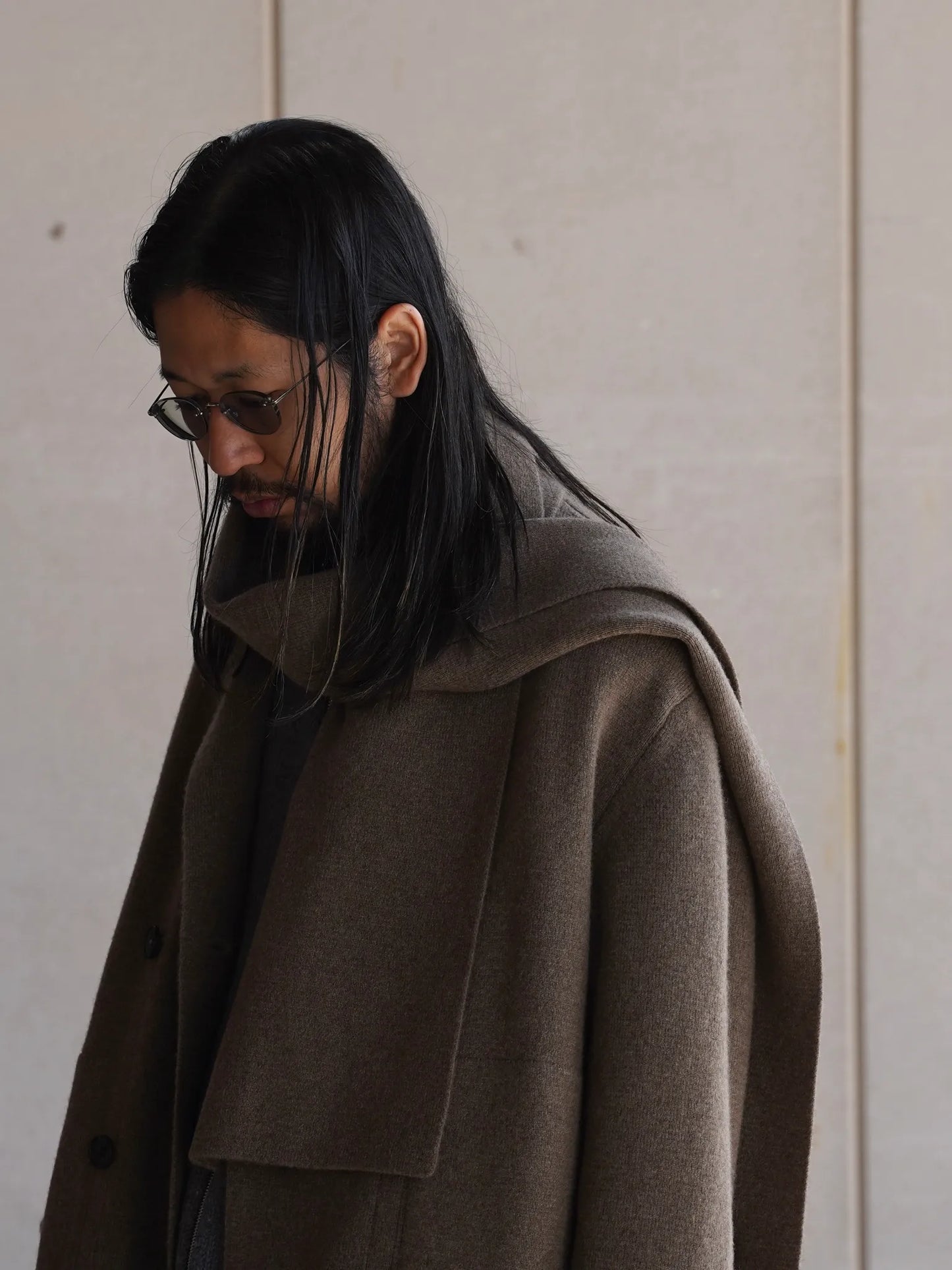 Nomàt | YAK Short Stole Brown