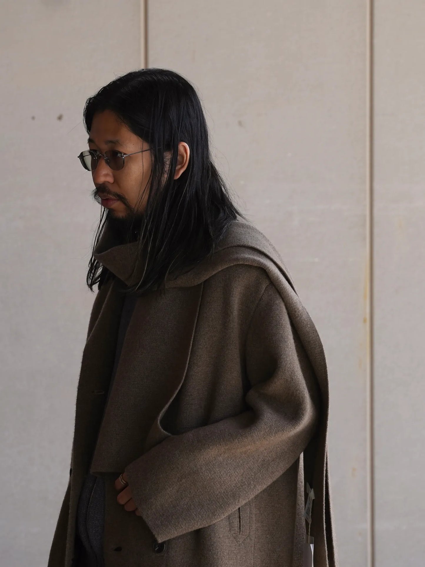 Nomàt | YAK Short Stole Brown