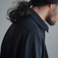 nonnotte | Draping Big Yoke Raglan Drizzler Jacket Deep Black
