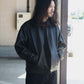 COMOLI | カーフスキン ジップショートジャケット BLACK