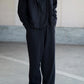 COMOLI | ウールニット パンツ BLACK