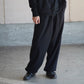 COMOLI | ウールニット パンツ BLACK
