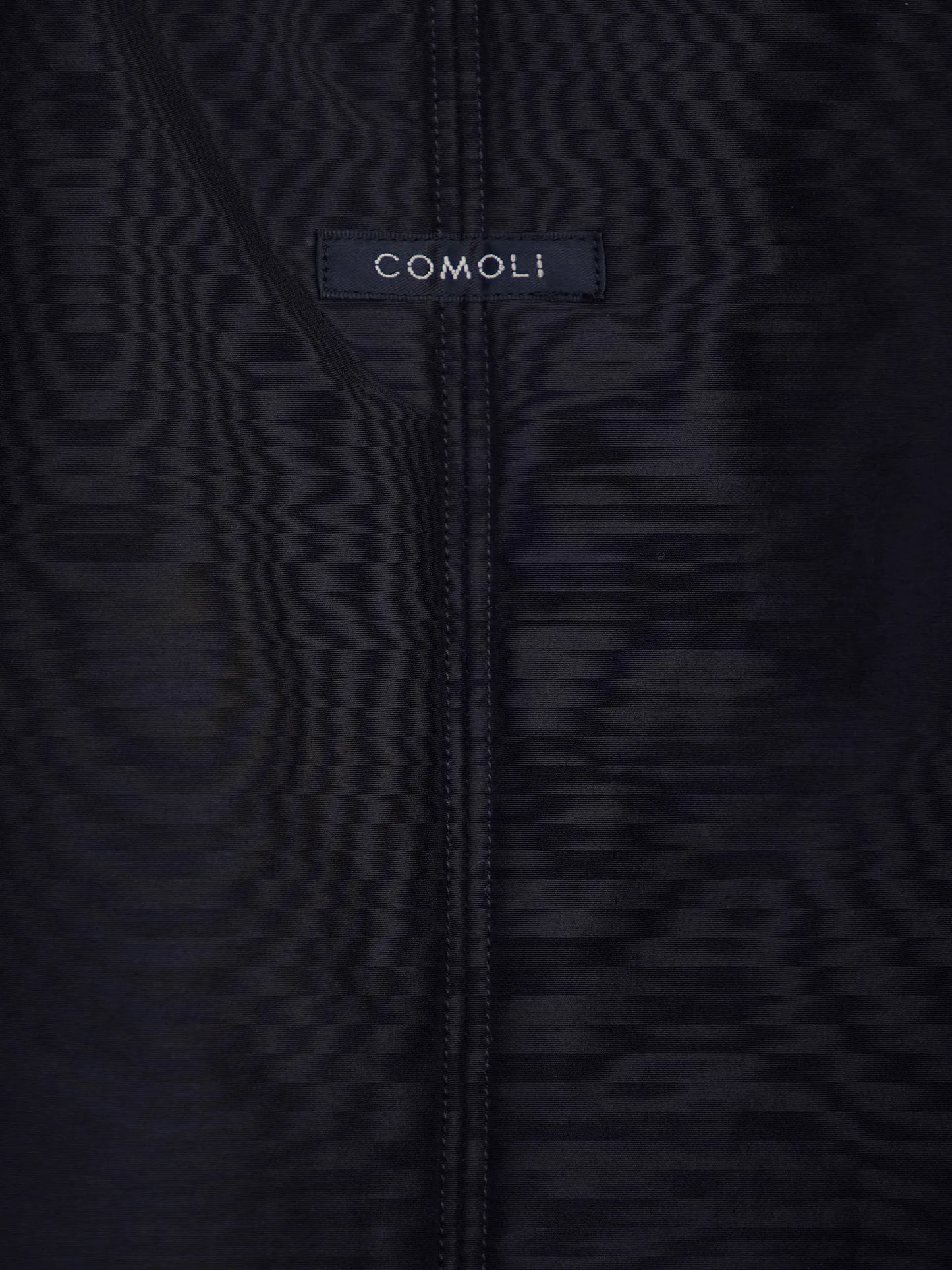 COMOLI | コットンシルク ミリタリーフーデッドジャケット BROWN