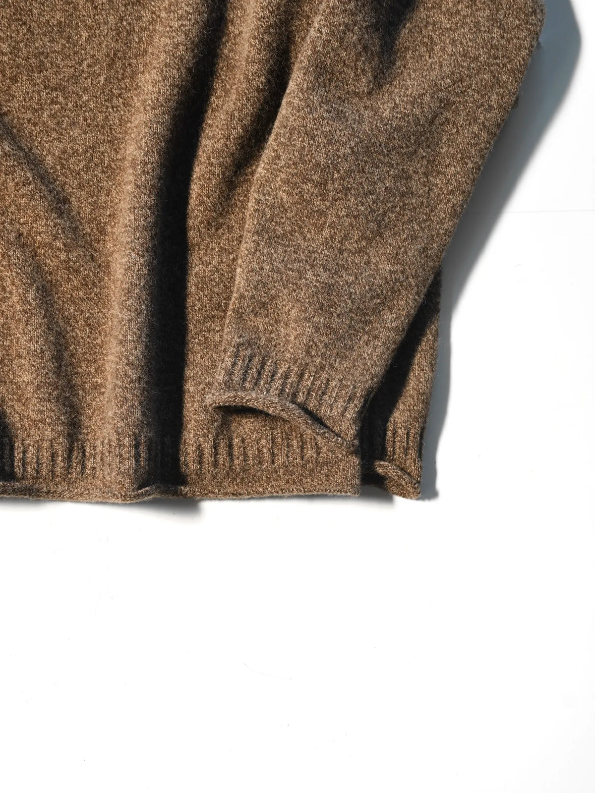 Olde H & Daughter | WOOL / CASHMERE HALF ZIP P/O FUZZ