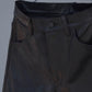 COMOLI | レザー 5Pパンツ BLACK