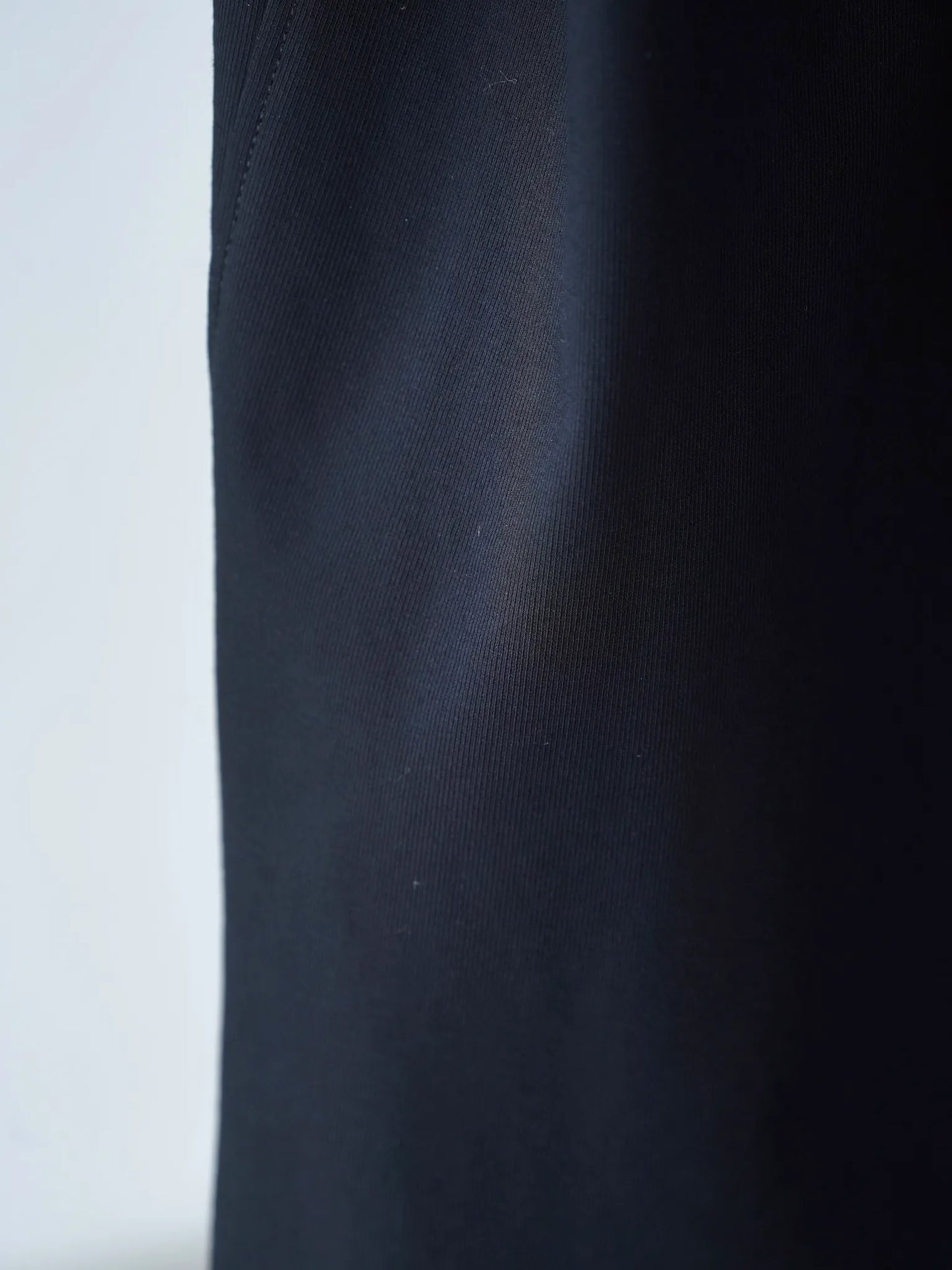 山内 | 強撚フリーカットポンチ・ショートスリーブTシャツ black
