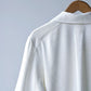 Yamauchi | Vintage Silk Linen Double Open Collar Short Sleeve Shirt off white