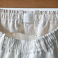 Yamauchi | Vintage Silk-Linen One-Cut Easy Pants off white