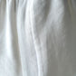 Yamauchi | Vintage Silk-Linen One-Cut Easy Pants off white