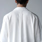 Yamauchi | Vintage Silk Linen Double Open Collar Short Sleeve Shirt off white