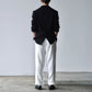 Yamauchi | Vintage Silk-Linen One-Cut Easy Pants off white