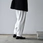 Yamauchi | Vintage Silk-Linen One-Cut Easy Pants off white