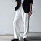 Yamauchi | Vintage Silk-Linen One-Cut Easy Pants off white