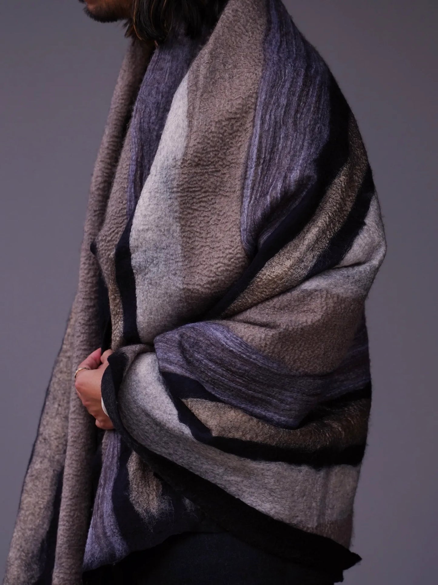 실바나 마네티 | PLAID 01 BROWN-BLACK-WHITE