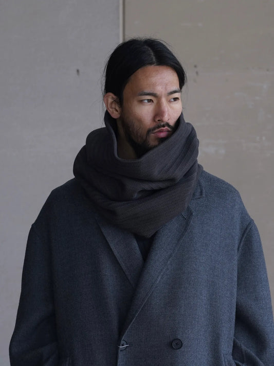 WONDER ROOM | "MARS" neck warmer v-gray