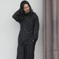 COMOLI | カシミヤシルク シャツ CHARCOAL
