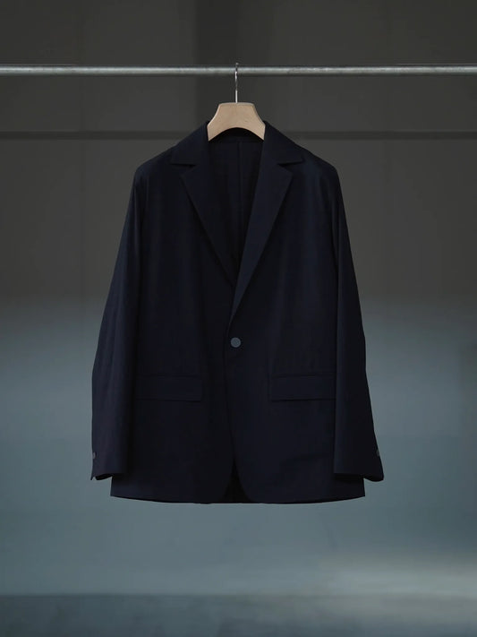 IRENISA | RELAXED SHOULDER JACKET BLACK