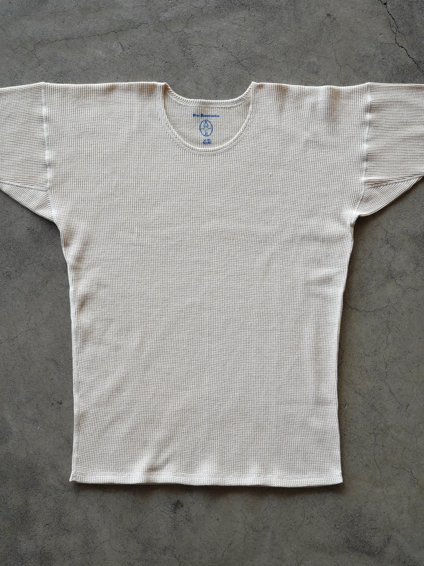 OLDE HOMESTEADER YOUTH | EXTRA SOFT THERMAL OVAL NECK LONG SLEEVE ECRU × OFF WHITE