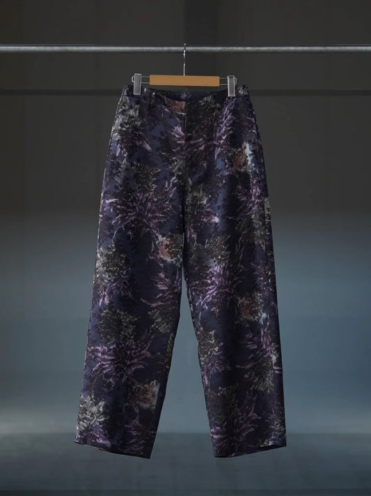 IRENISA | WIDE STRAIGHT JEANS NAVY BROWN