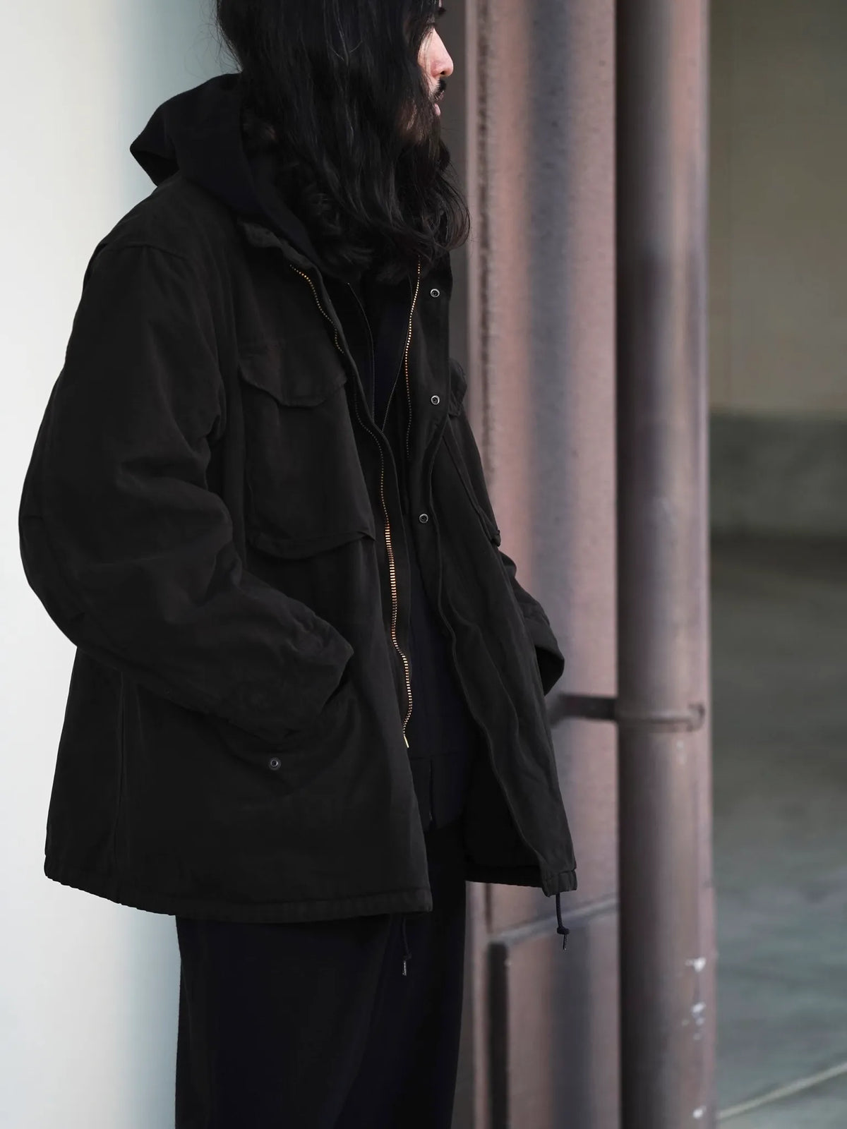 COMOLI | 製品染 M65ジャケット BROWN