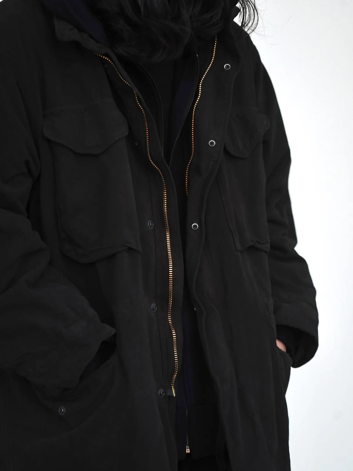 COMOLI | 製品染 M65ジャケット BROWN