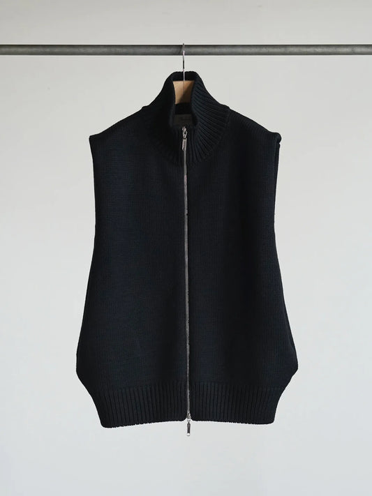 Olde H & Daughter | WOOL DRIVERS VEST BLACK
