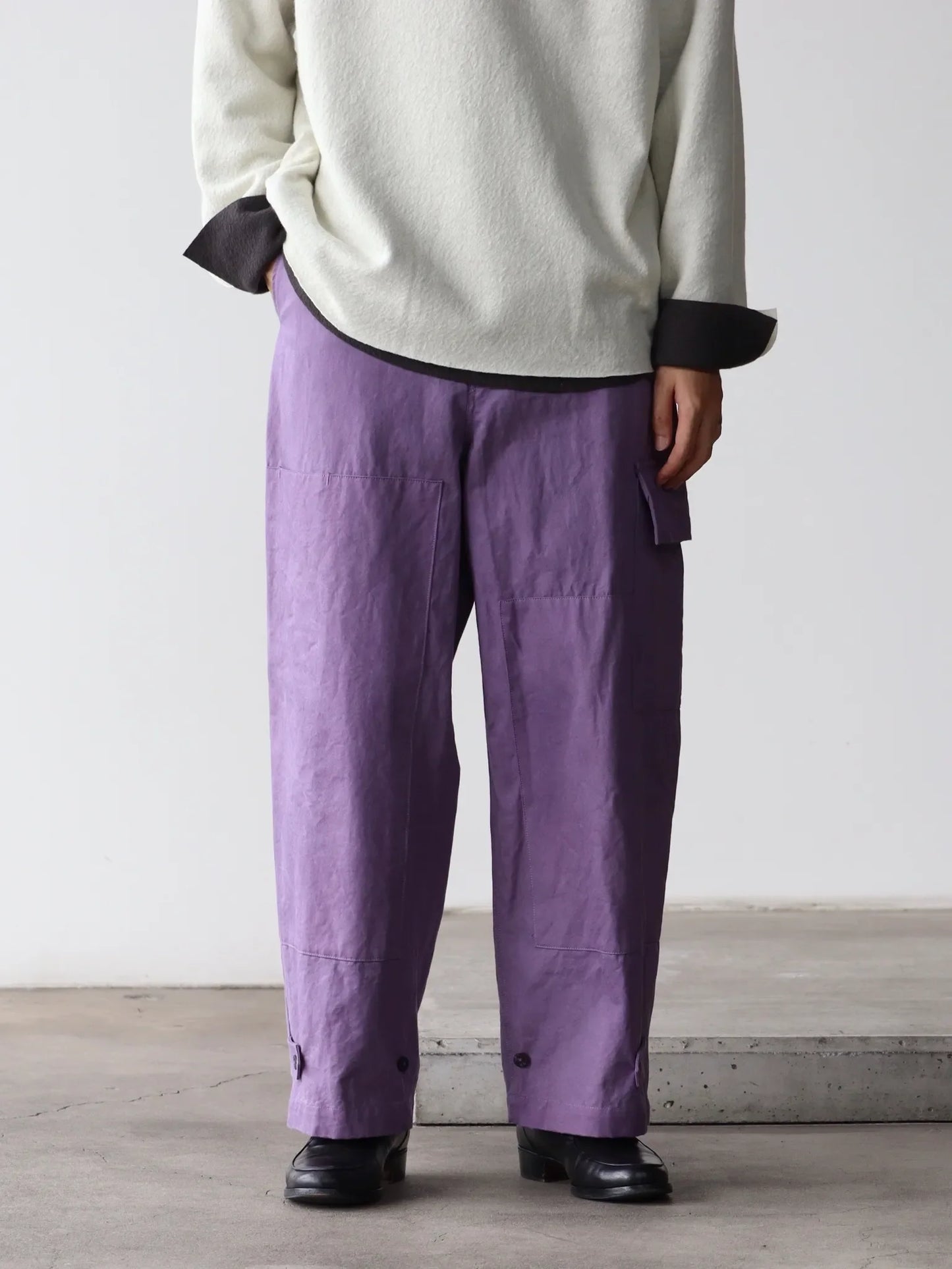 amachi-double-knee-cargo-pants-heavy-weight-purple-1