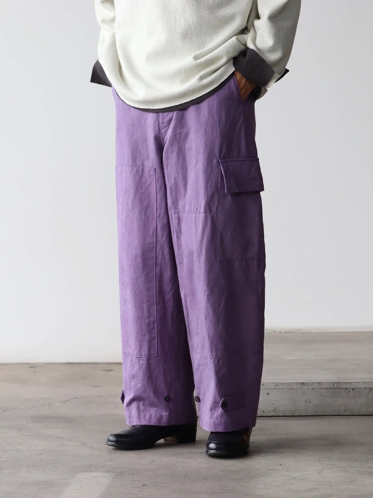 amachi-double-knee-cargo-pants-heavy-weight-purple-3