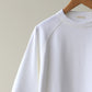 comoli-lwコットン裏毛-半袖クルー-white-2