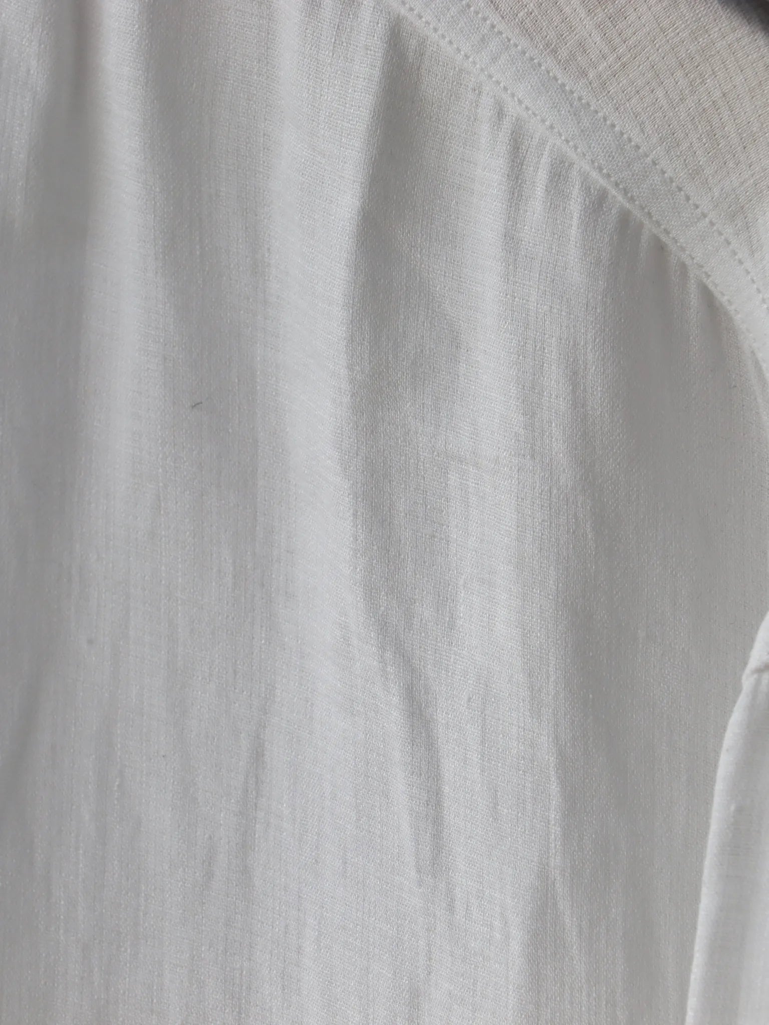 comoli-リネンwクロス-プルオーバーシャツ-white-5