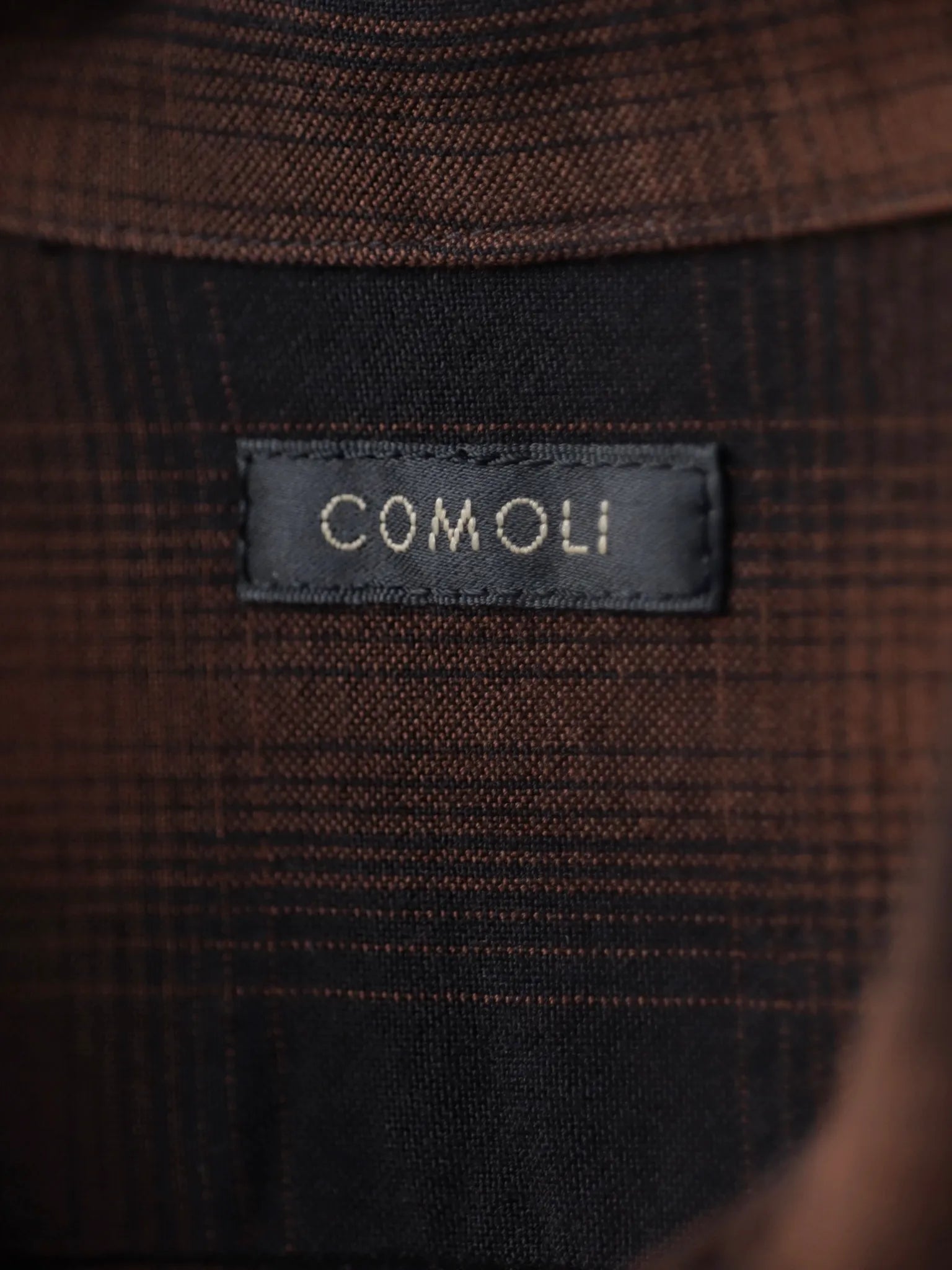 comoli-レーヨン-オープンカラーシャツ-check-3