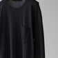 OLDE HOMESTEADER YOUTH | CREW NECK LONG SLEEVE "BACK CREPE JERSY" BLACK