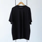 COMOLI | コットンメッシュ 半袖Tシャツ BLACK