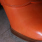 Post Production | Saddle Loafer Hand Dyed Baby Calf Summer Orange