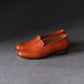 Post Production | Saddle Loafer Hand Dyed Baby Calf Summer Orange