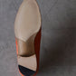 Post Production | Saddle Loafer Hand Dyed Baby Calf Summer Orange