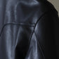 SARTO | CALF LEATHER ZIP JACKET BLACK