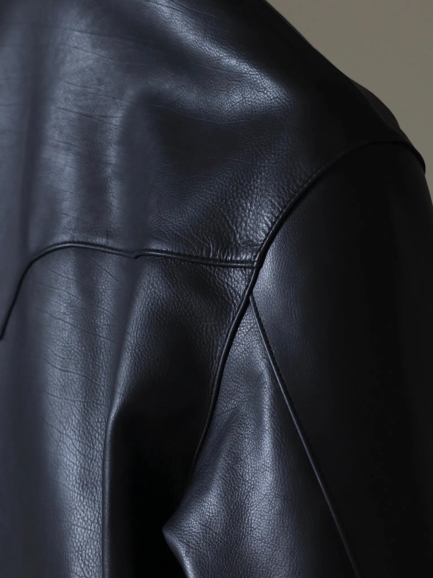 SARTO | CALF LEATHER ZIP JACKET BLACK