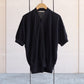 OLDE HOMESTEADER | Y NECK SHORT SLEEVE BLACK