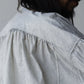 Nomàt | COTTON Gathered Shirt Pearl Grey