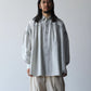 Nomàt | COTTON Gathered Shirt Pearl Grey