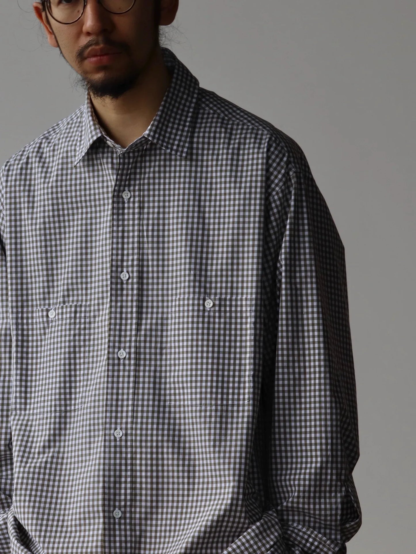 herill-suvin-work-shirt-olive-gingham-3