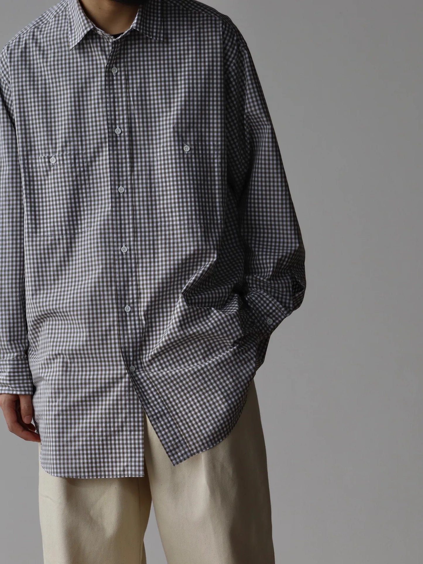 herill-suvin-work-shirt-olive-gingham-4