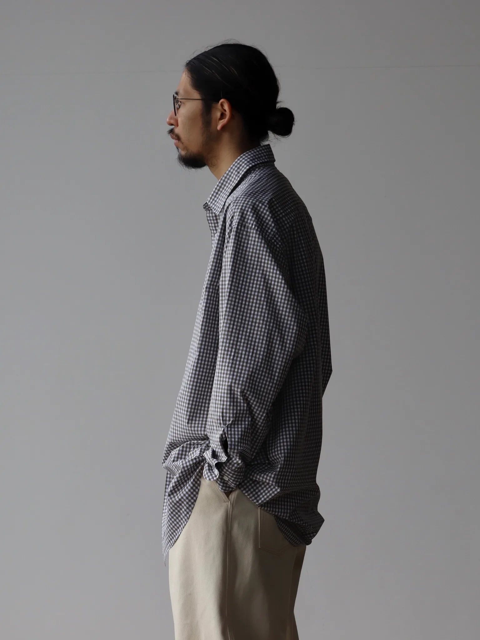 herill-suvin-work-shirt-olive-gingham-5