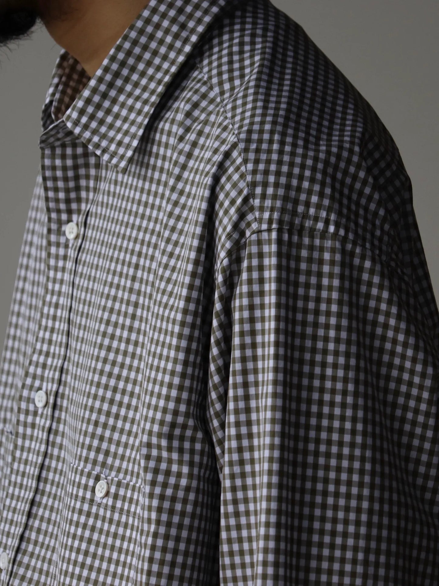 herill-suvin-work-shirt-olive-gingham-9