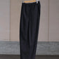 nonnotte | Draping Elastic In Tuck Wide Trousers Caviar