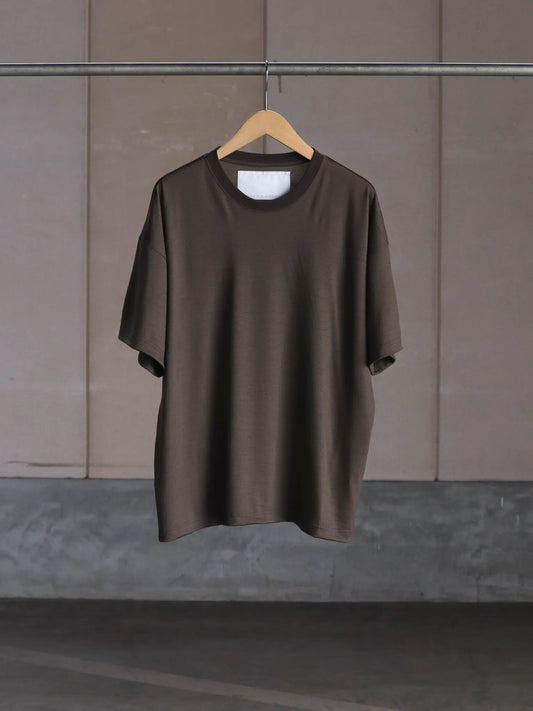 nonnotte | New Standard T-Shirt Olive Brown