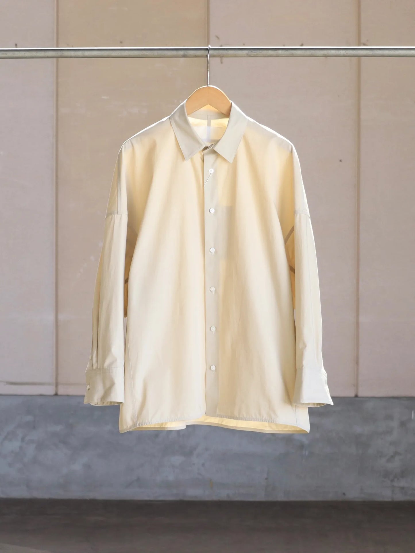 nonnotte | Draping Shirt Type A Tidal Foam