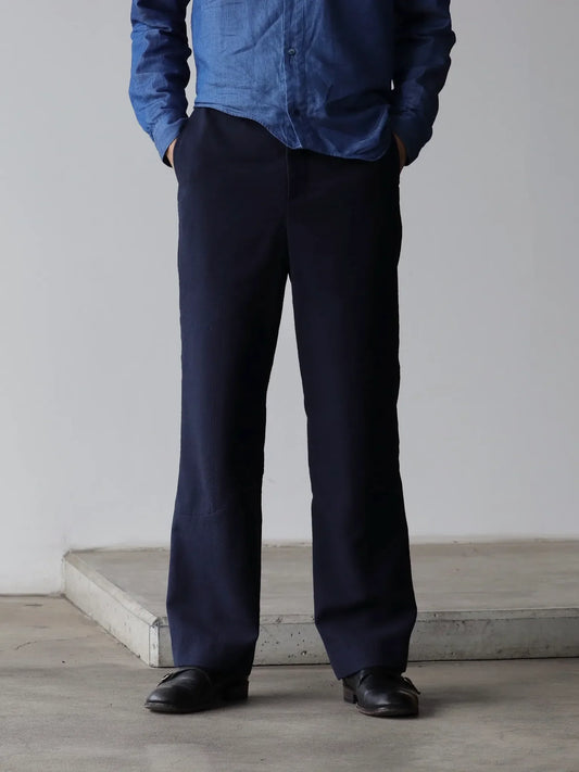 nobuyuki-matsui-framed-pattern-slacks-navy-1