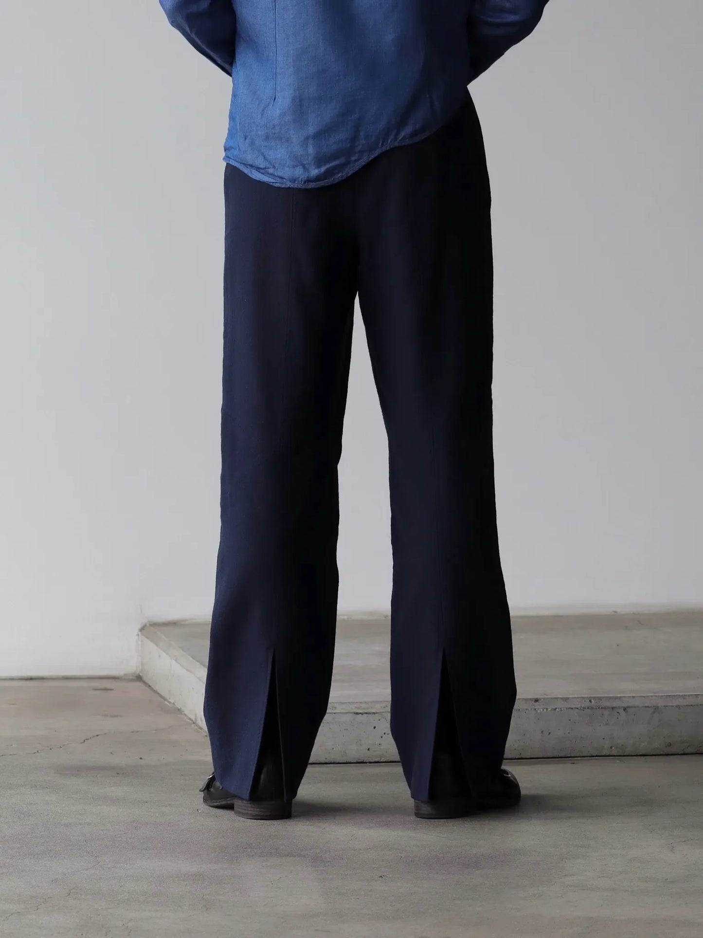 nobuyuki-matsui-framed-pattern-slacks-navy-3